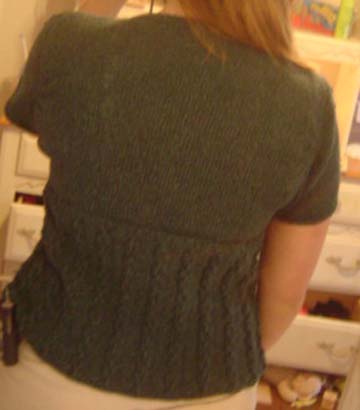Cable wrap top back